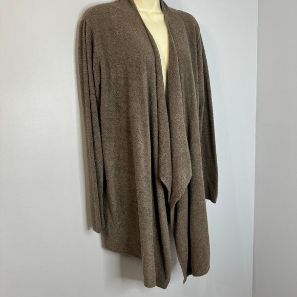 Barefoot Dreams Bamboo Chic Lite Knit Cardigan Soft Casual Open Front L/XL - Picture 2 of 9